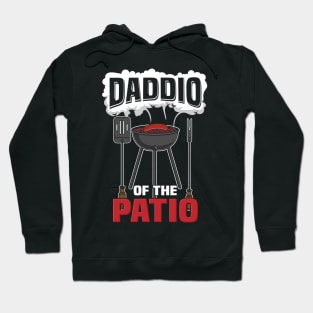 Daddio of the patio - Funny BBQ Grillmaster Dad Hoodie